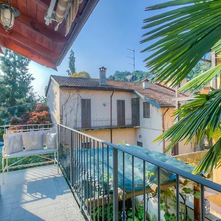 Feriehus La Casa Dell'Uva Fragola Outdoor Space - Happy Rentals Meina